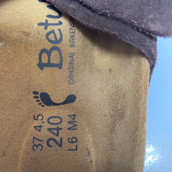 Birkenstock betula brown swede size 37 6.5/7 - Picture 8 of 8